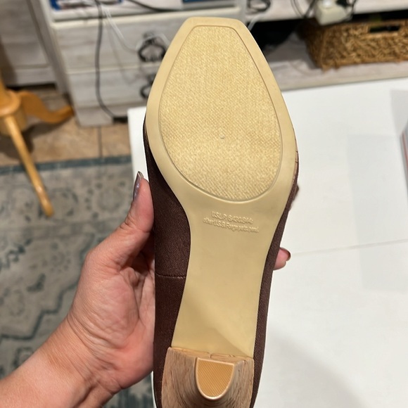 Rampage Size 8 Open Toe Heel 3.25” Front 0.5” Cork - Picture 12 of 13